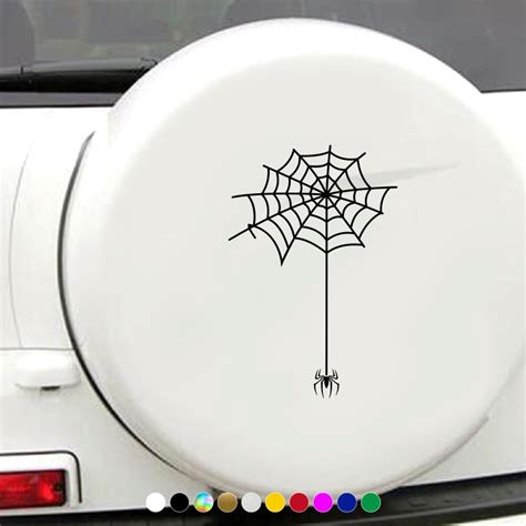 spider web car stickers|spider web stickers images.